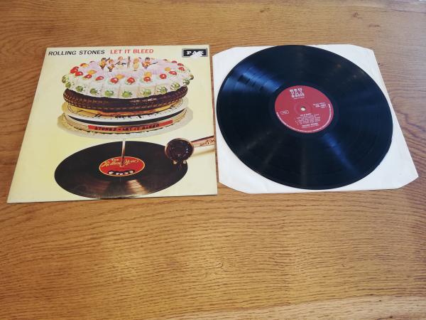 The Rolling Stones- Let it Bleed 1969 PAX ISK 1060 Israelische Pressung VG+/VG